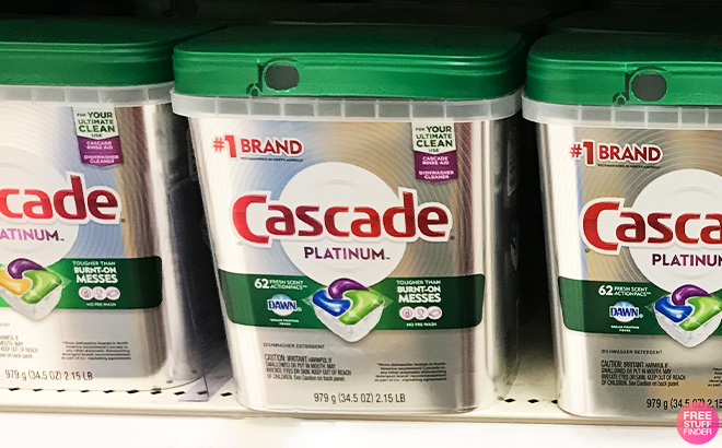 Cascade Platinum Dishwasher Soap Pods