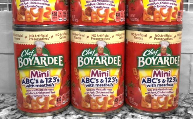 Chef Boyardee Mini ABCs and 123s Pasta