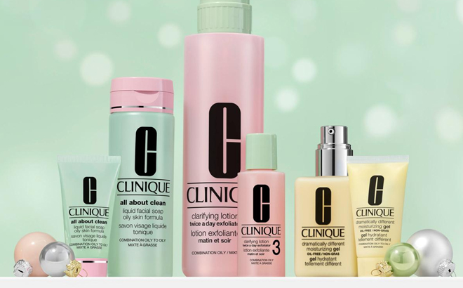 Clinique Great Skin Everywhere Skincare Set for Combo Oily Skin