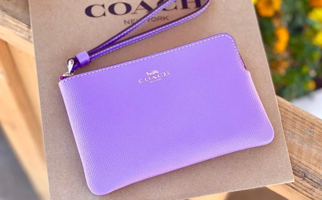 Coach Outlet's signature wristlet is just $29 right now: Save 74%