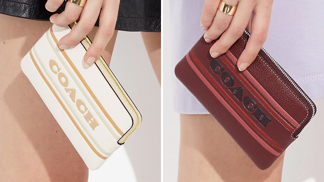 Coach Outlet's signature wristlet is just $29 right now: Save 74%