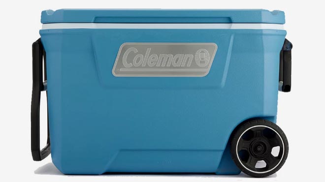 Coleman 62 Quart Wheeled Cooler With Wheels