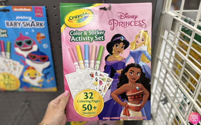 Crayola Disney Princess Color & Sticker Activity Set