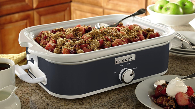 Crockpot 3 5 Quart Casserole Slow Cooker