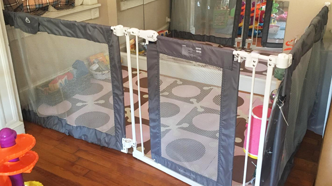 Custom Fit Walk Thru Extra Wide Baby Gate