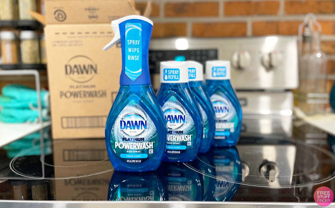 How to Refill Dawn Platinum Powerwash Dish Spray with a New Dawn Powerwash  Refill 