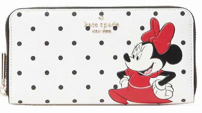 Disney X Kate Spade New York Minnie Mouse Large Continental Wallet