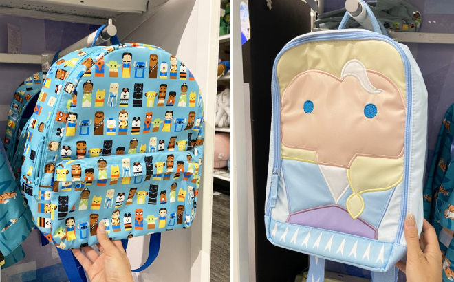 Disney100 Unified Characters Kids Backpack and Frozen Elsa Backpack