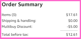 FInal Price Breakdown for Dr Teals 3 Pound Epsom Salt