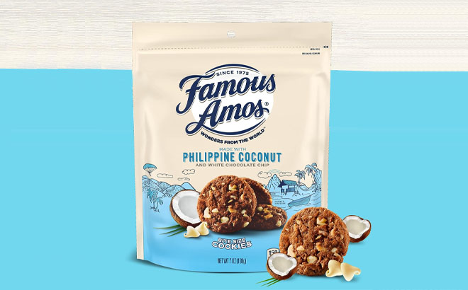 Famous Amos Philippine Coconut White Chocolate Chip Cookies