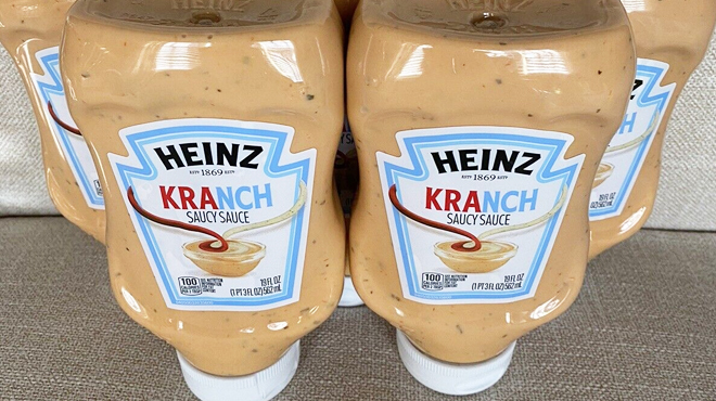 Five Bottles of Heinz Kranch Saucy Sauce