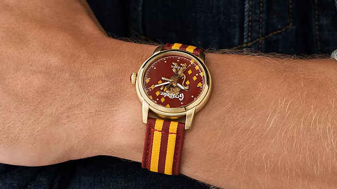 Fossil Limited Edition Harry Potter Three Hand Gryffindor Nylon Watch