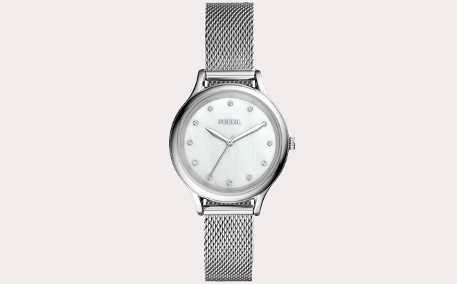 Fossil Womens Laney Three Hand Stainless Steel Watch