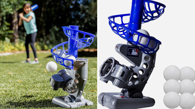 Franklin Sports MLB Kids Electronic Baseball Pitching Machine