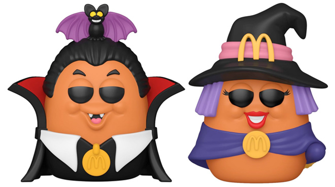 Funko Pop Ad Icons McDonalds Vampire McNugget and Funko Pop Ad Icons McDonalds Witch McNugget