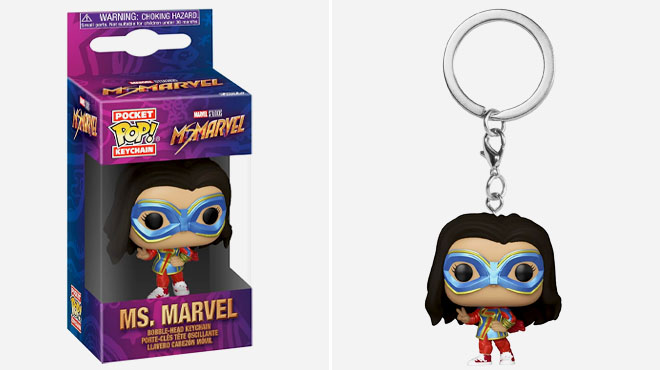 Funko Pop Ms Marvel Keychain