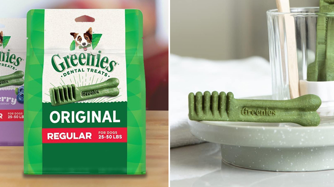 GREENIES 3 38 Pound Original Dental Care Dog Treats