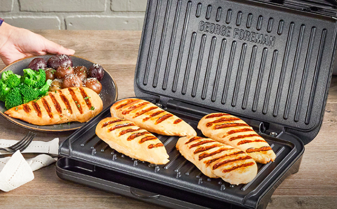 George Foreman Electric Indoor Grill Panini Press