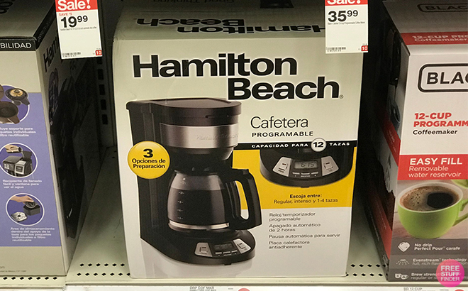 Hamilton Beach 12 Cup Programmable Coffee Maker - Black - 46290 : Target
