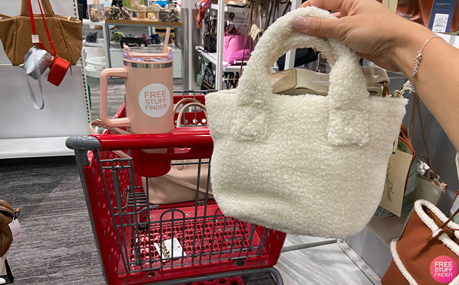 Hand Holding a Sherpa Mini Tote