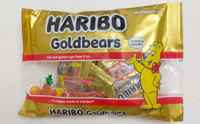 Haribo Goldbears Gummi Candy Trick or Treat Packs