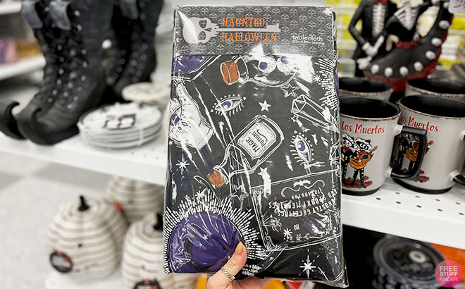 Haunted Halloween Table Cloth