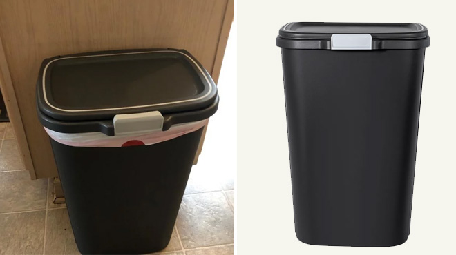 Hefty 13 Gallon Odor Block Trash Can