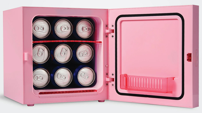 Hello Kitty 9 Can Mini Fridge