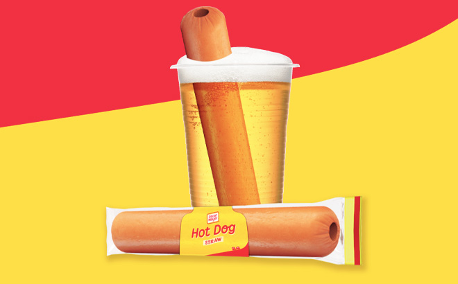 Hot Dog Straws
