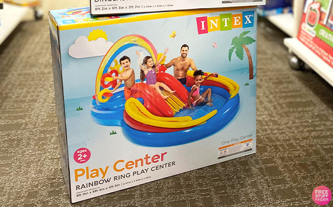 Intex Rainbow Play Center Pool on a Box