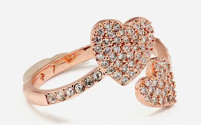 Kate Spade Yours Truly Pave Heart Ring