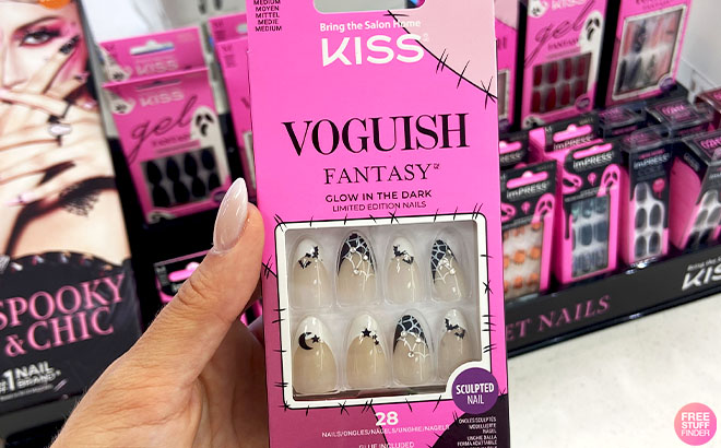 Kiss Voguish Fantasy Halloween Press On Nails Howl a ween