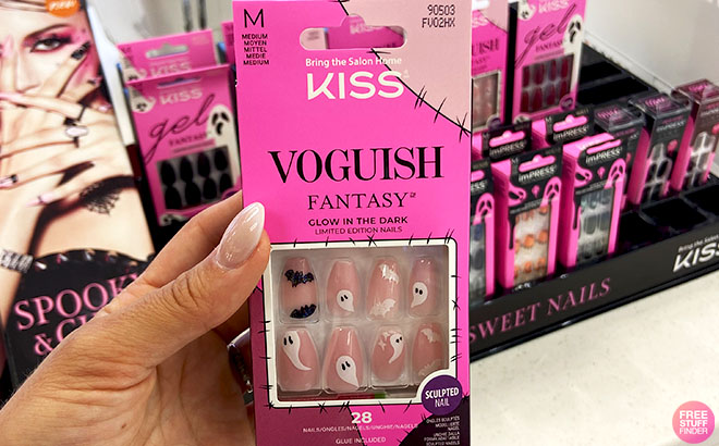 Kiss Voguish Fantasy Halloween Press On Nails ghouls night