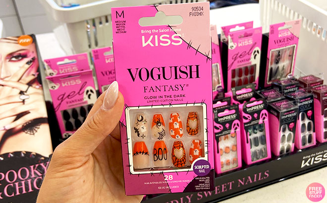 Kiss Voguish Fantasy Halloween Press On Nails nightmare