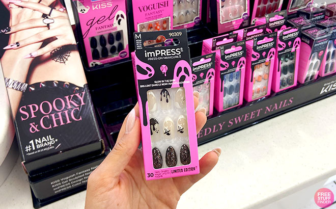 Kiss imPRESS Halloween Press On Nails 30 Count