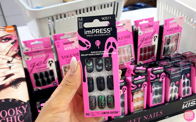 Kiss imPRESS Halloween Press On Nails Deja Boo