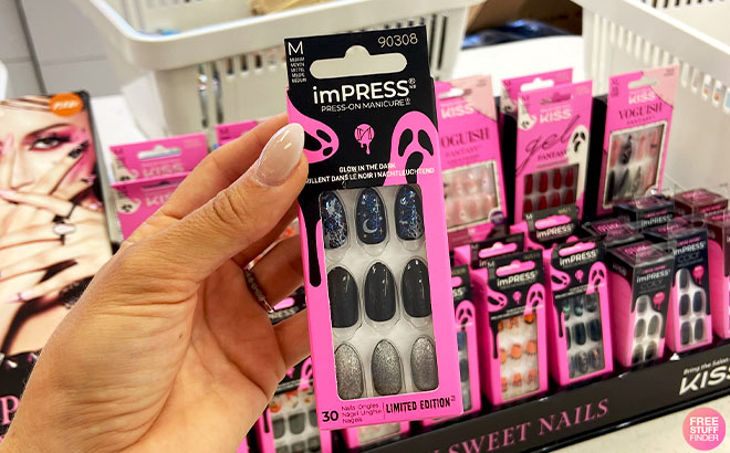 Kiss imPRESS Halloween Press On Nails bewitching