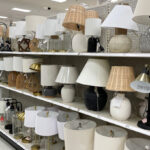 Lamps on a Shelf at Target