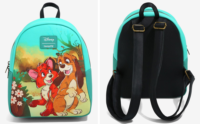 Loungefly Disney The Fox And The Hound Duo Mini Backpack