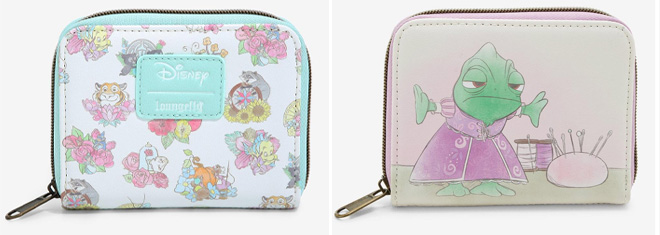 Loungefly Disney Sidekicks and Tangled Pascal Dress Mini Zip Wallet