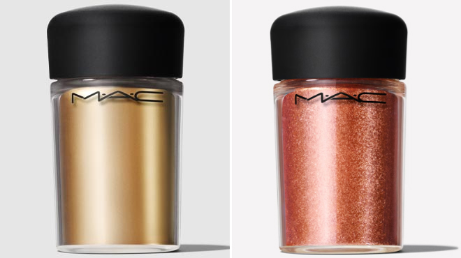 MAC Pigment in Old Gold and Copper Sparkle Color