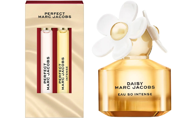 Marc Jacobs 2 Piece Perfect Eau de Parfum Festive Penspray Gift Set and Daisy Eau So Intense Eau de Parfum