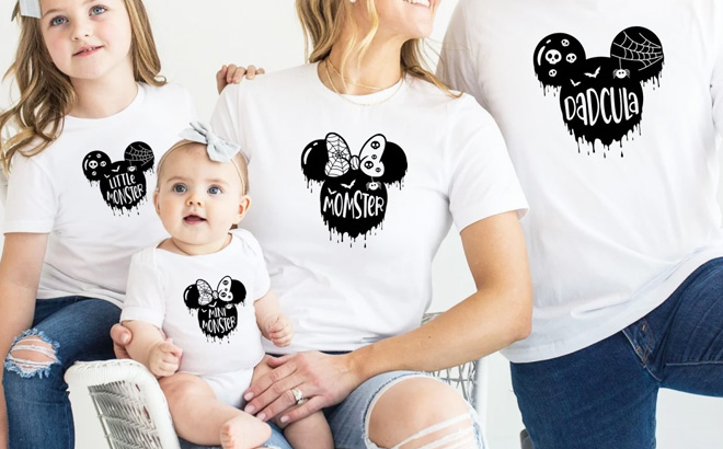 Matching Family Halloween Ears Tees