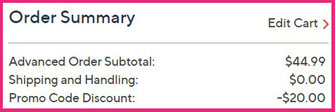 Mrs Prindables Sprinke Apples Order Summary