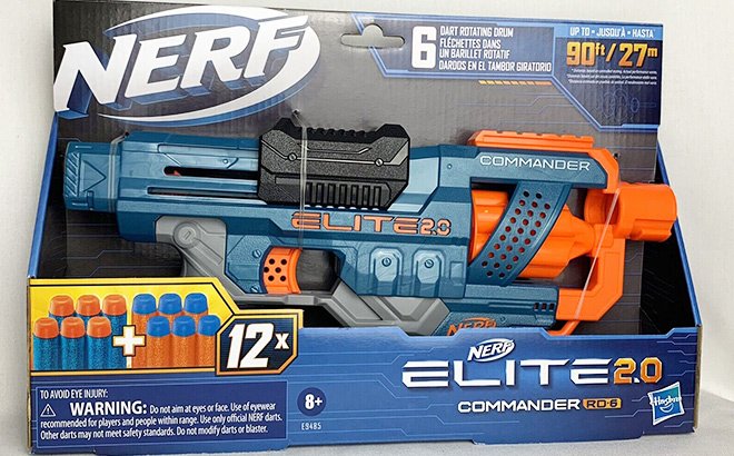 Nerf Elite 2.0 Commander RD-6 Dart Blaster