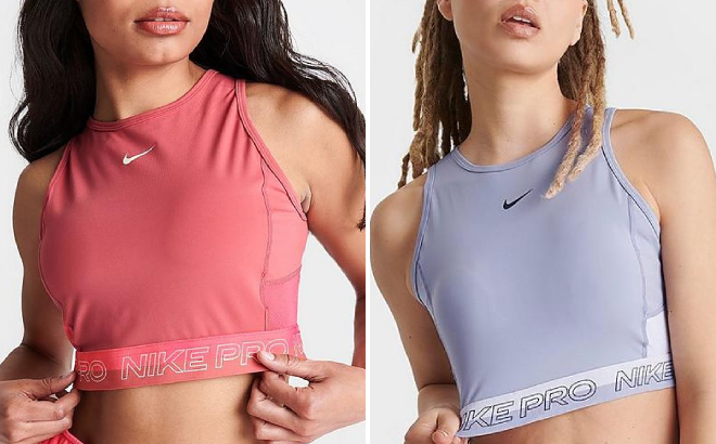 Nike Pro Dri Fit Crop Tanks