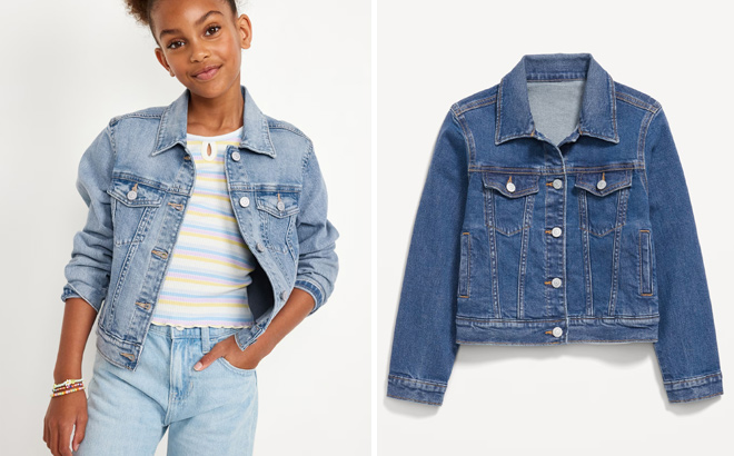 Old Navy Jean Trucker Jacket for Girls