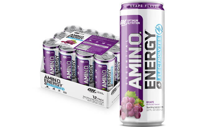 Optimum Nutrition Amino Energy Drink 12 Pack