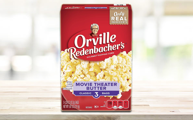 Orville Redenbachers Popcorn 3 Pack