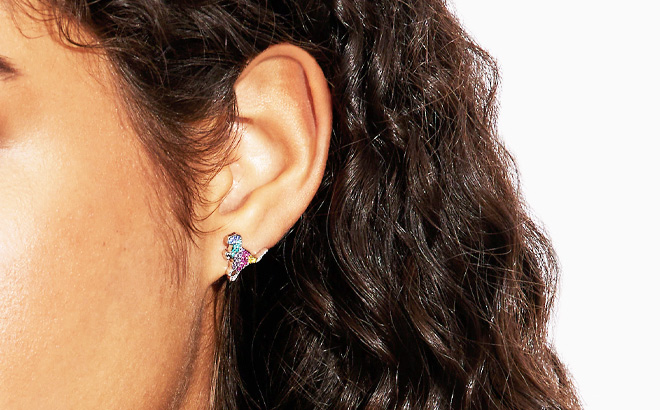 Pave Rexy Stud Earrings